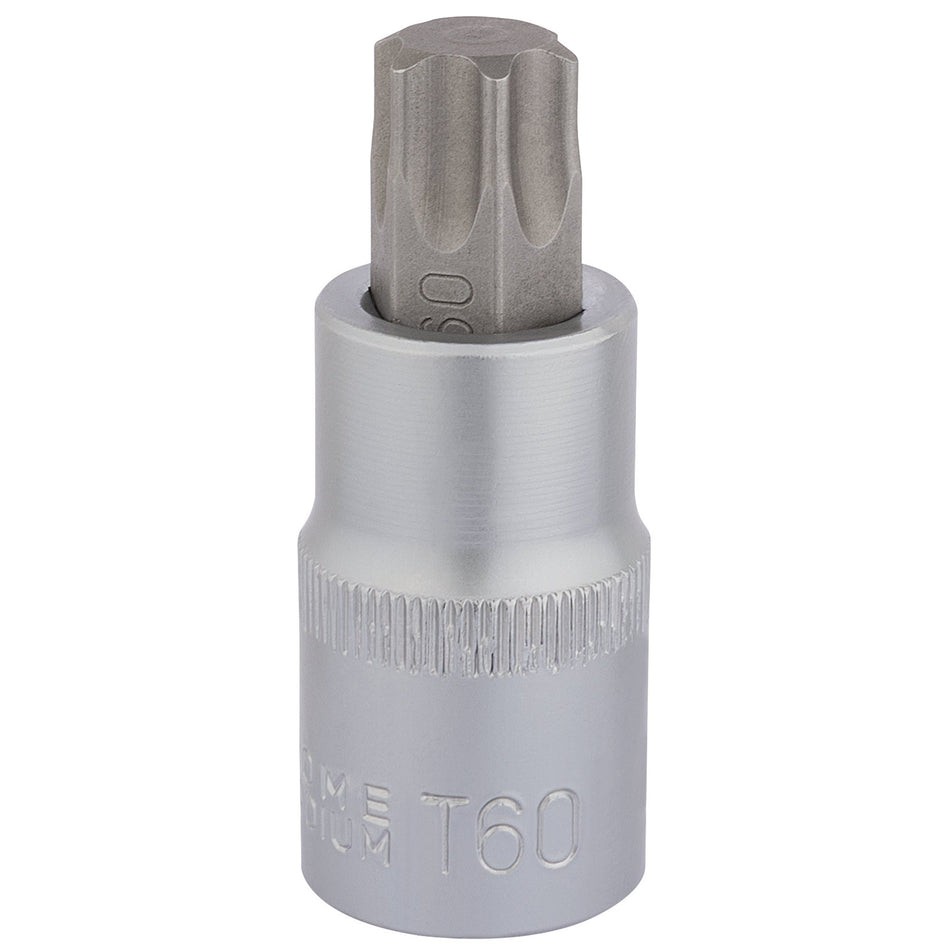 DRAPER T60 x 55mm 1/2" Square Drive Draper TX-STAR Socket Bit : Model No. H-TX/B