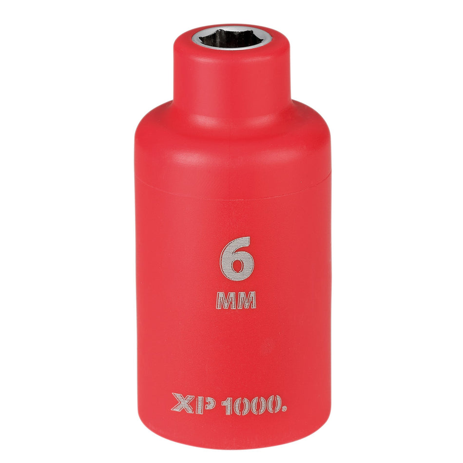 XP1000 VDE Socket, 3/8" Sq. Dr., 6mm : Model No. XP1000-3/8-SOC