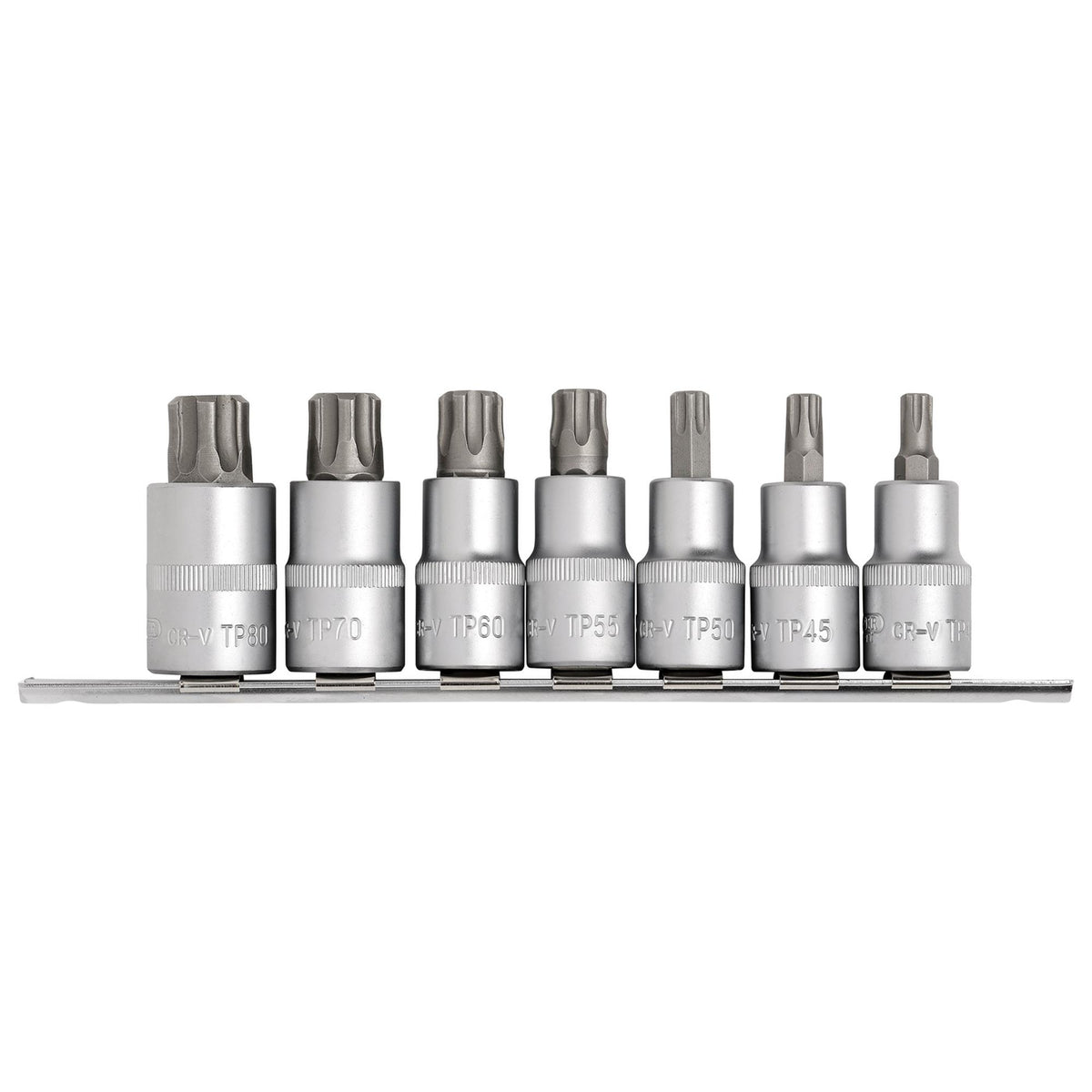 DRAPER 1/2" Sq. Dr. Draper TX STAR Plus Socket Bit Set (7 Piece) : Model No. H-TXP/7/50