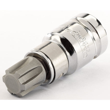 DRAPER 3/8, 1/2" Sq. Dr. Ribe Socket and Bit Set (22 piece) : Model No. RIBE/22/SET/B