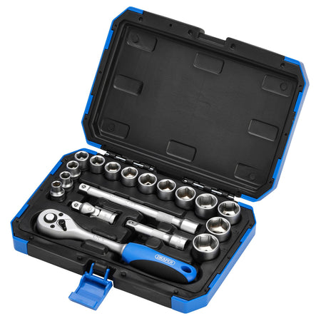 DRAPER 3/8" Sq. Dr. Metric Socket Set (18 Piece) : Model No. DD18M