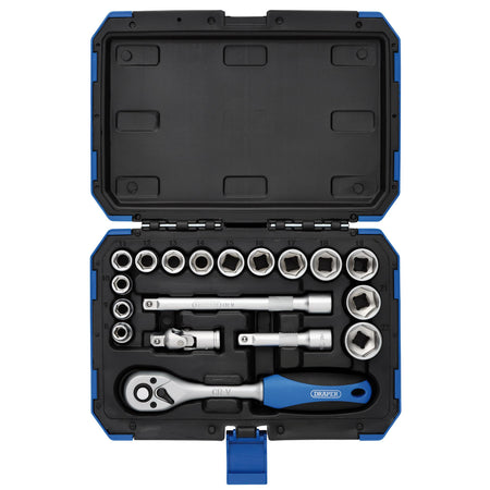 DRAPER 3/8" Sq. Dr. Metric Socket Set (18 Piece) : Model No. DD18M