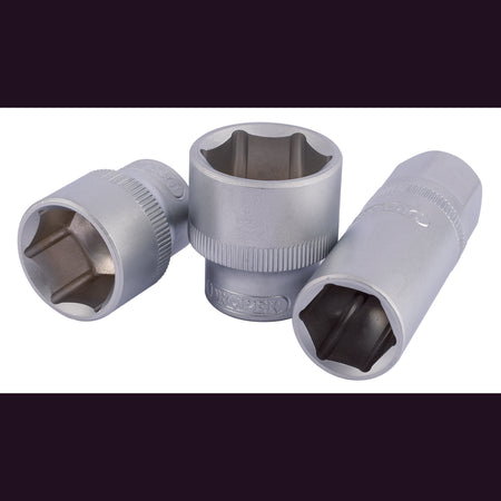 DRAPER 3/8" Sq. Dr. MM/AF Combined Socket Set (39 Piece) : Model No. DD39AM