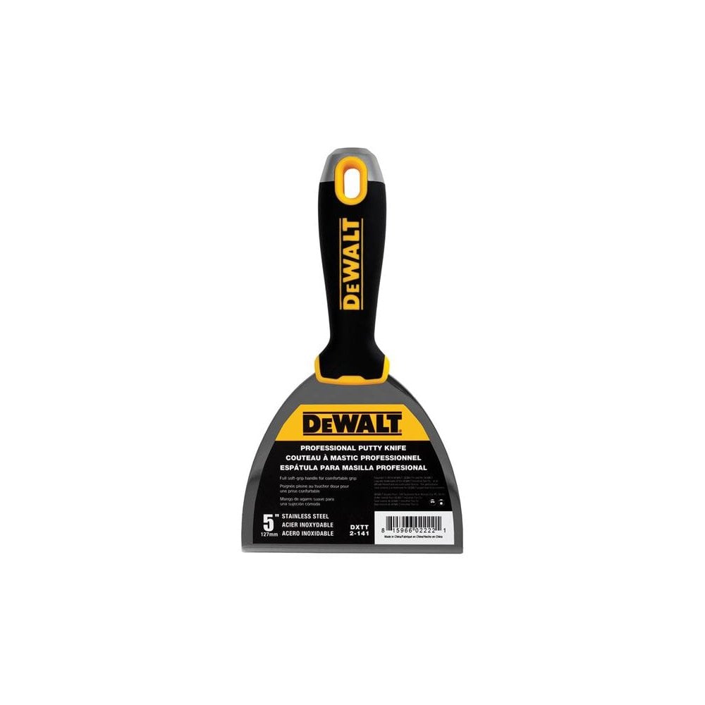 DEWALT Drywall Hammer End Jointing/Filling Knife 125mm (5in)