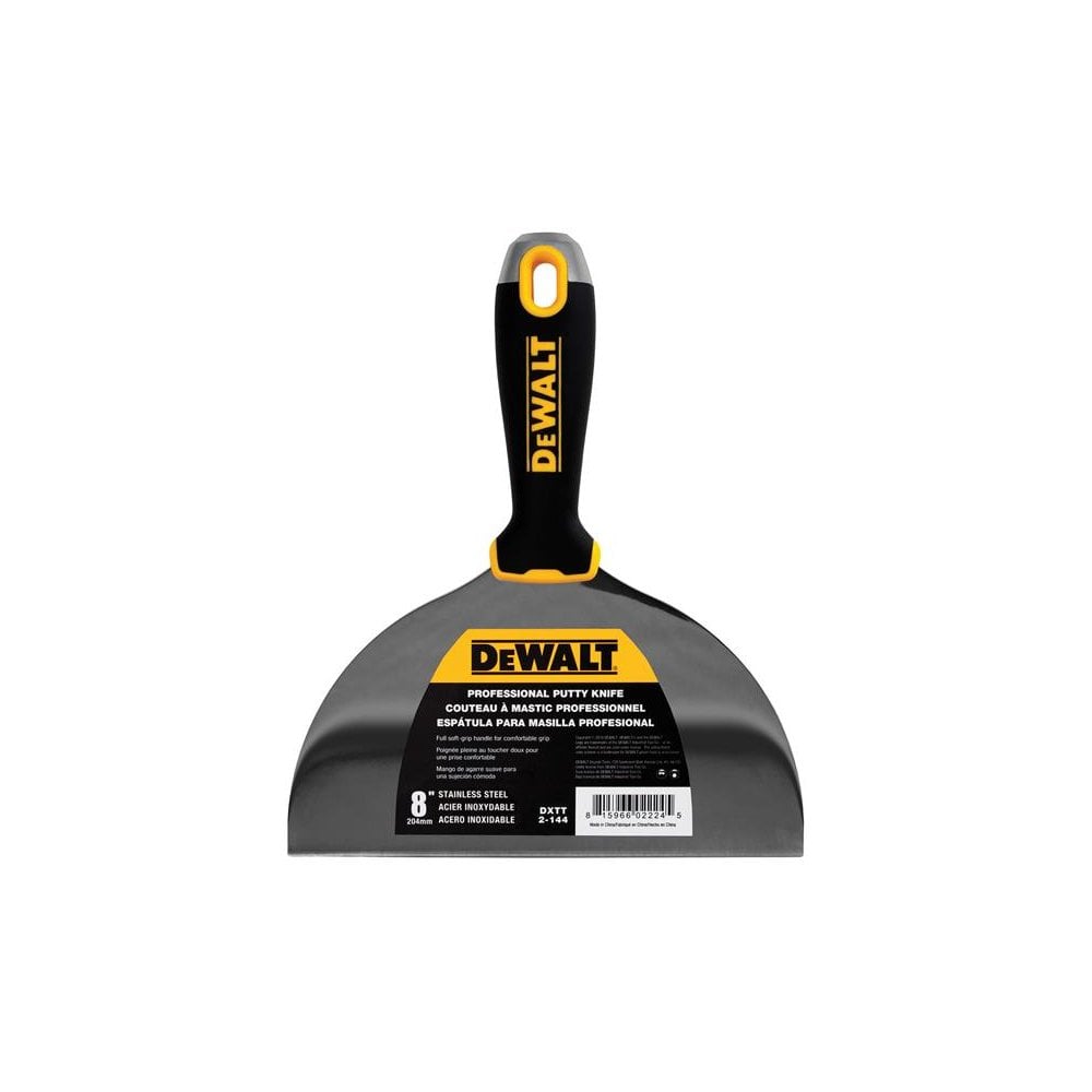 DEWALT Drywall Hammer End Jointing/Filling Knife 200mm (8in)
