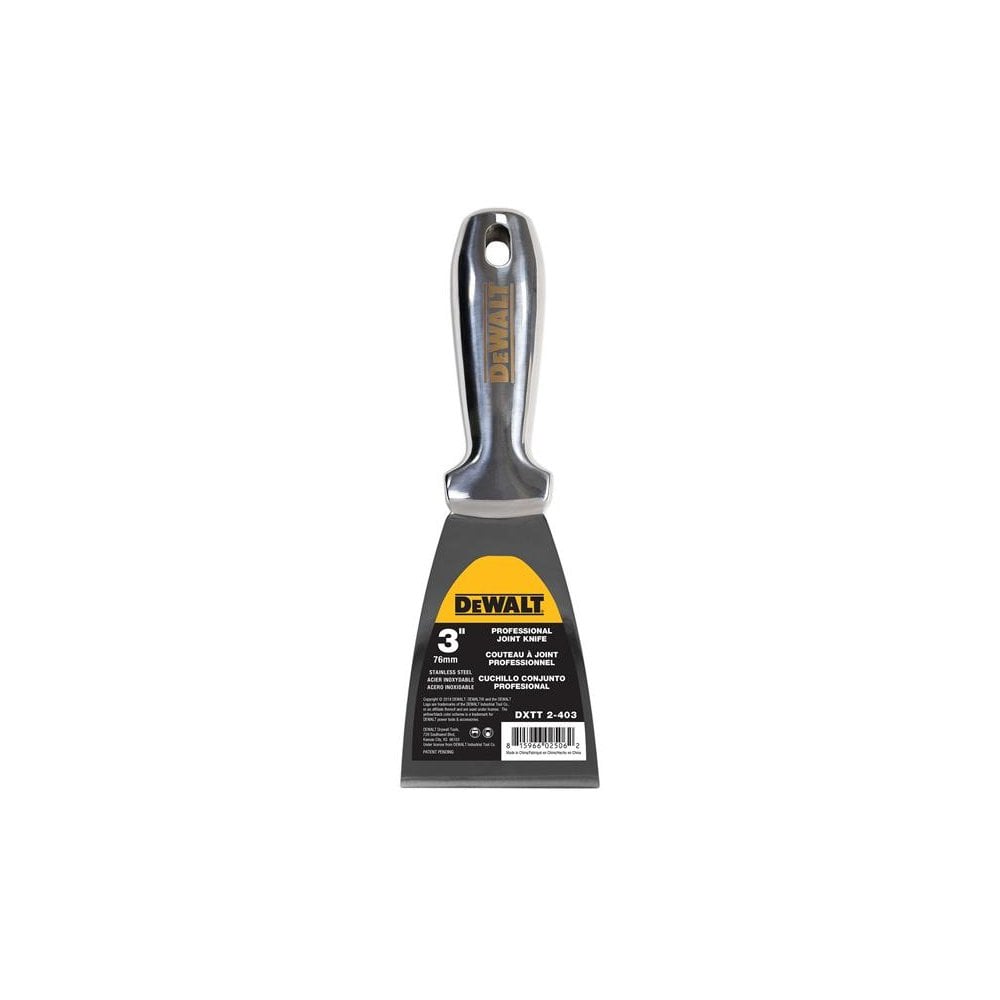 DEWALT Drywall Stainless Steel Jointing/Filling Knife 75mm (3in)