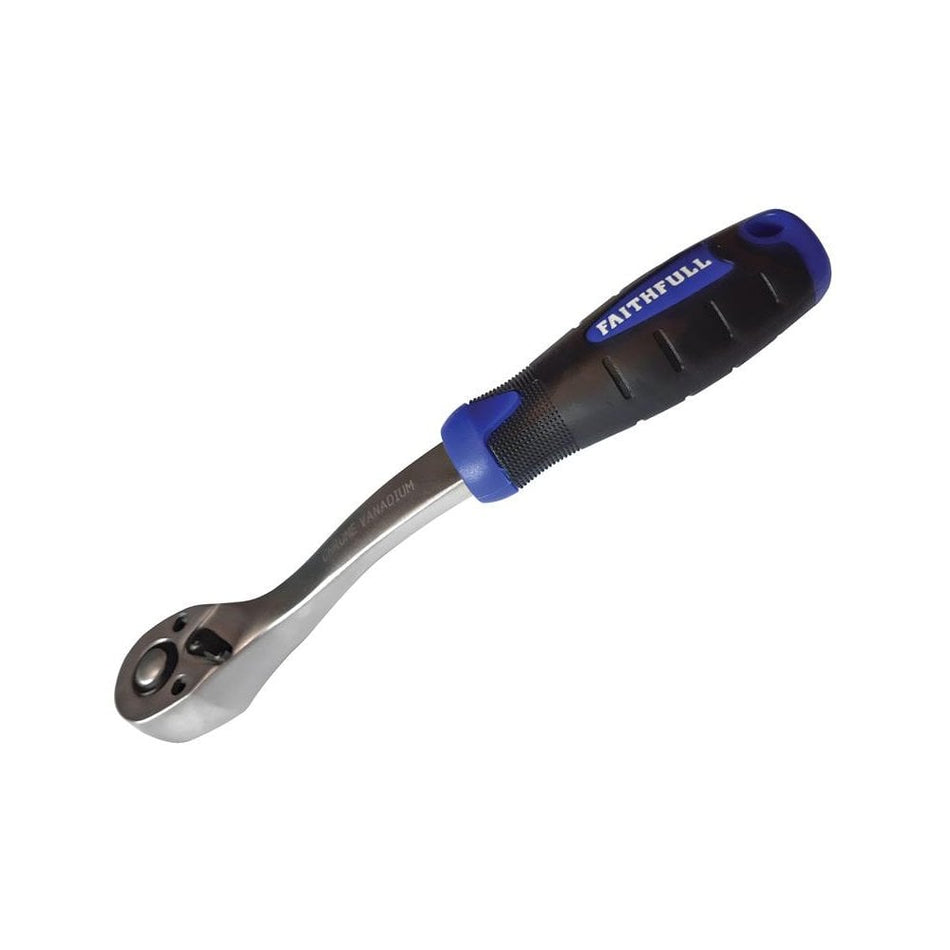 Faithfull Ratchet Handle Quick-Release 72 Teeth 1/4in Drive