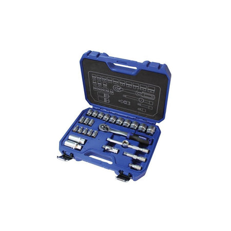 Faithfull Socket Set of 26 Metric 3/8in Drive