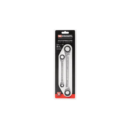 Facom Quatro Ratcheting Spanner Set, 2 Piece