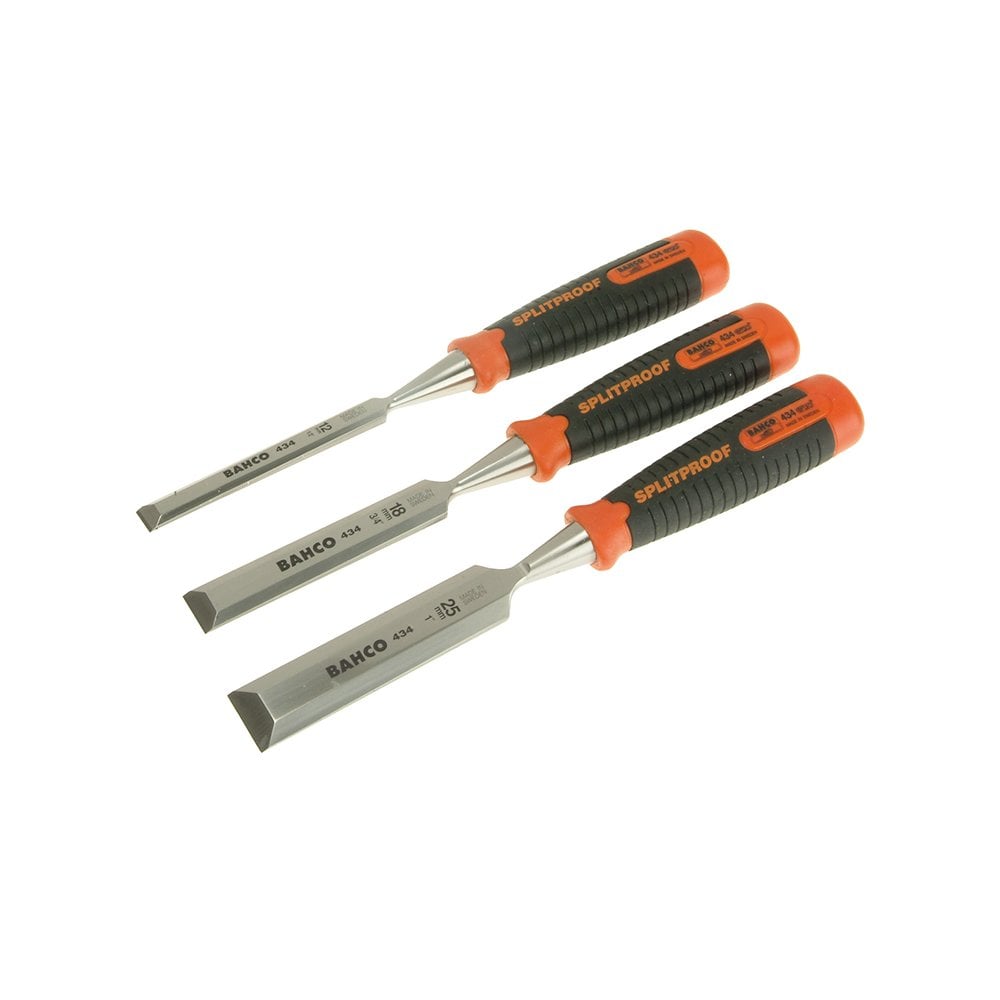 Bahco 434 Bevel Edge Chisel Set, 3 Piece