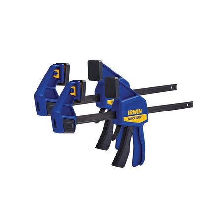 IRWINÂ© Quick-GripÂ© Quick-Change? Medium-Duty Bar Clamp 300mm (12in) (Twin Pack)