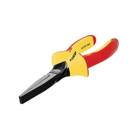 Bahco 2421S ERGO? Insulated Flat Nose Pliers 160mm (6.1/4in)