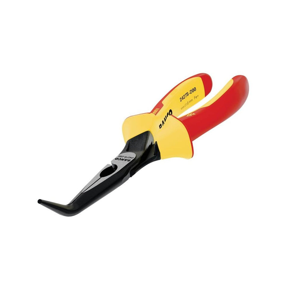 Bahco 2427S ERGO? Insulated 45Ã¸ Bent Nose Pliers 200mm (8in)