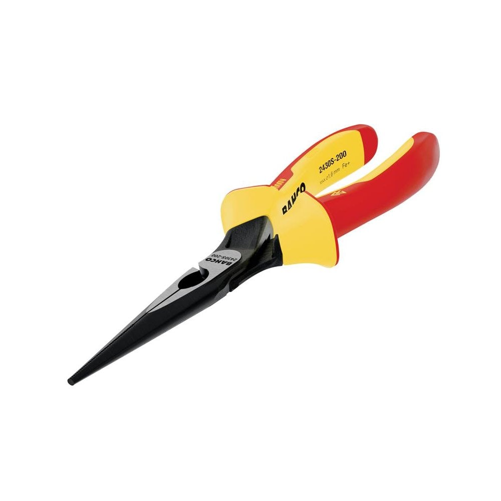 Bahco 2430S ERGO? Insulated Long Nose Pliers 200mm (8in)