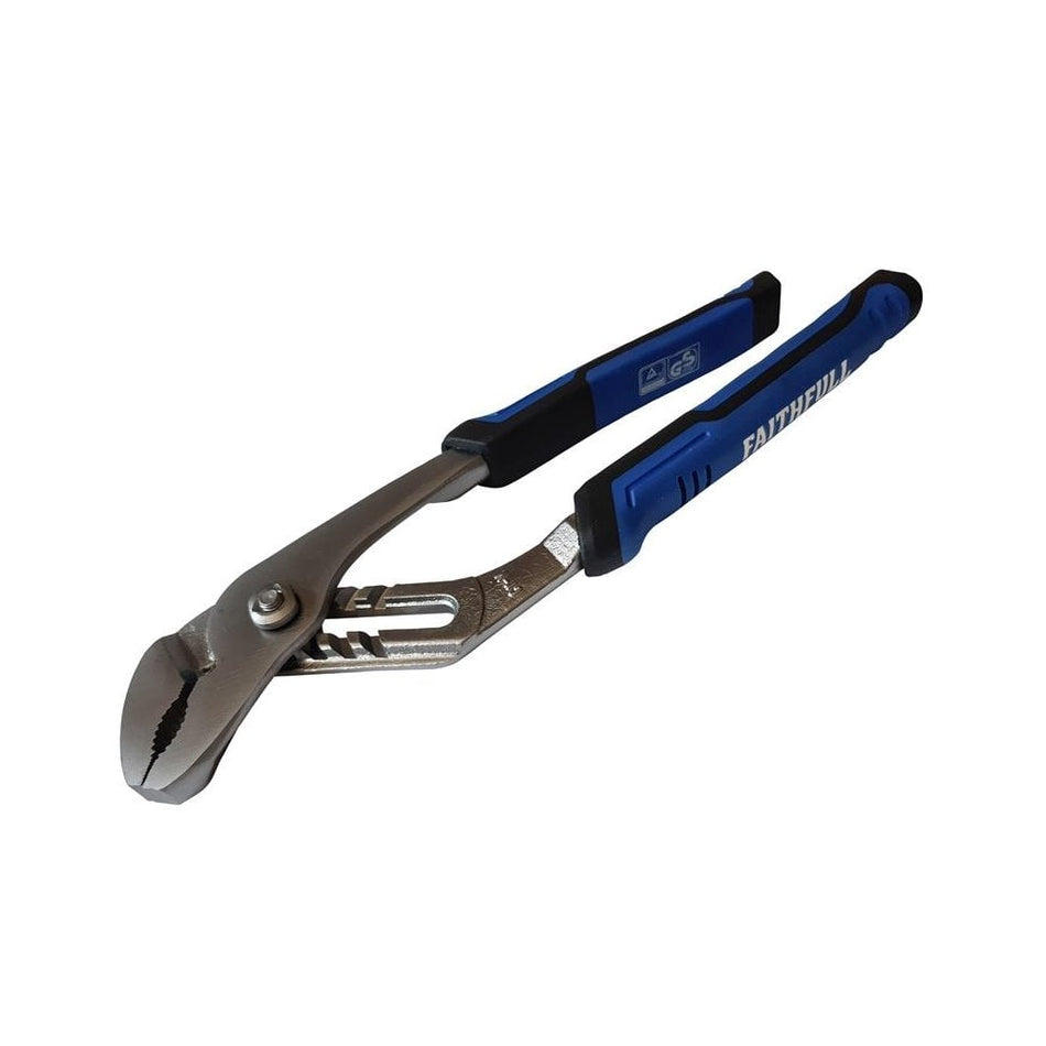 Faithfull Soft Grip Water Pump Pliers 250mm - 44mm Capacity