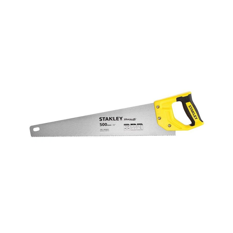 STANLEYÂ© Sharpcut? Handsaw 500mm (20in) 7 TPI
