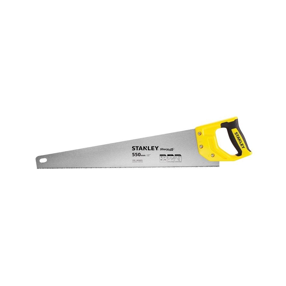 STANLEYÂ© Sharpcut? Handsaw 550mm (22in) 7 TPI