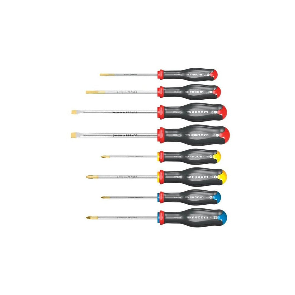 Facom ProtwistÂ© Screwdriver Set, 8 Piece