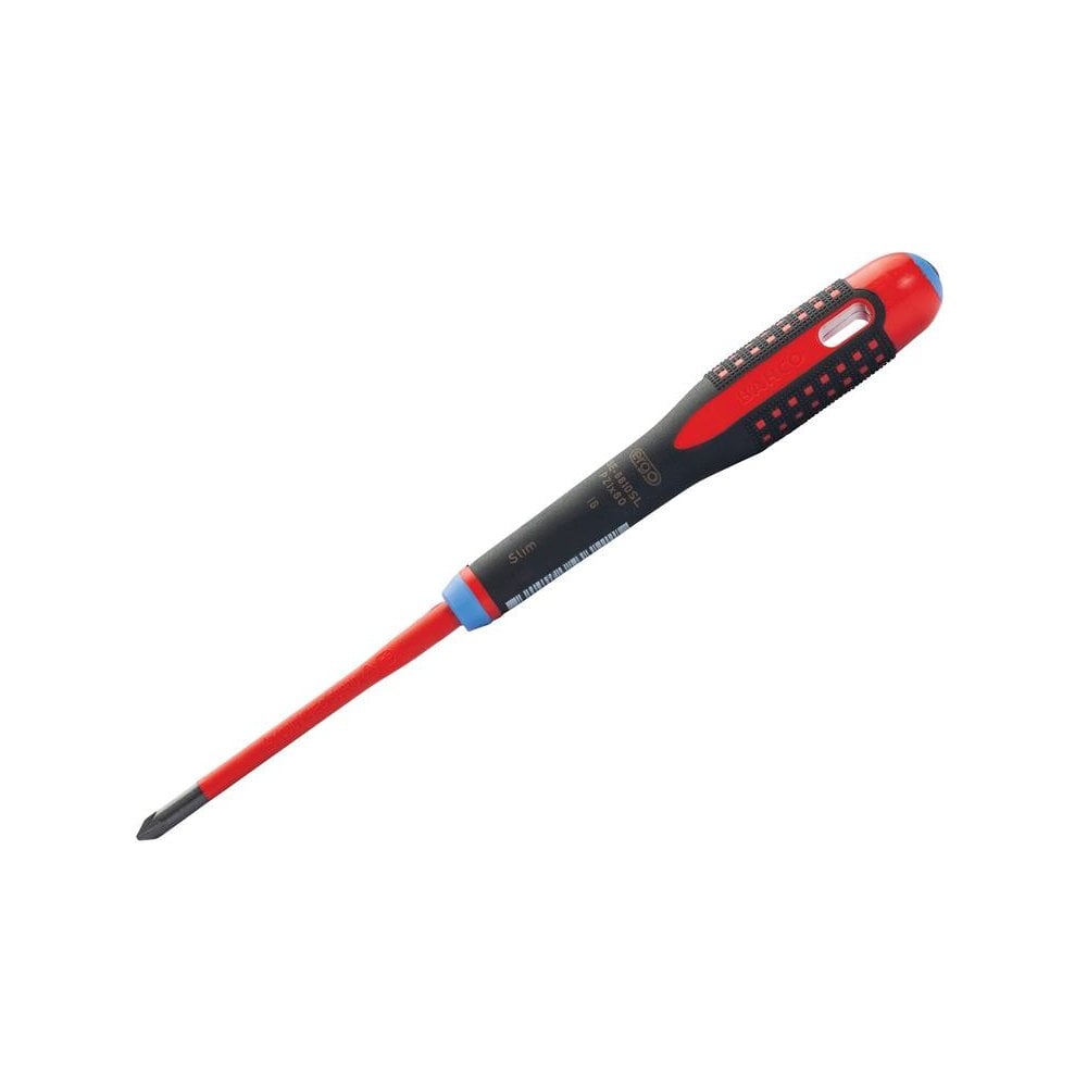 Bahco ERGO? Slim VDE Insulated Pozidriv Screwdriver PZ1 x 80mm
