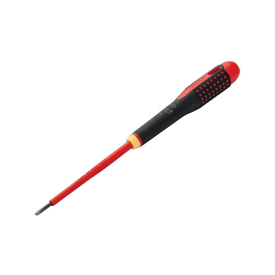 Bahco ERGO? Slim VDE Insulated Slotted Screwdriver 3.5 x 100mm