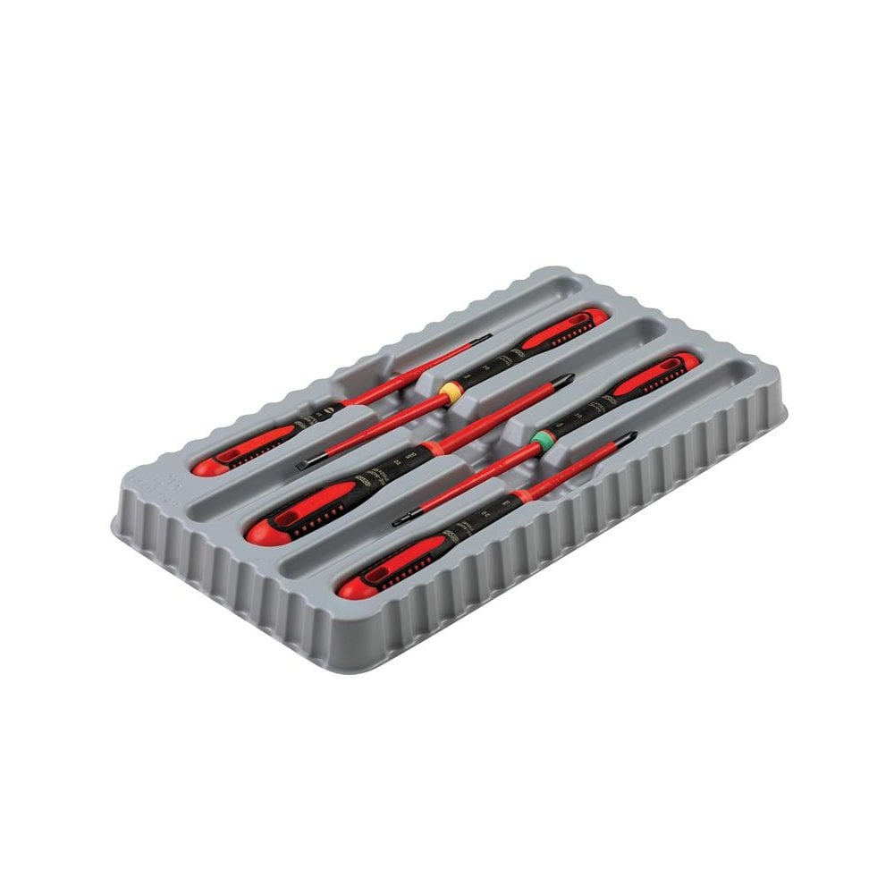 Bahco BE-9871SL ERGO? Slim VDE Insulated Screwdriver Set, 5 Piece