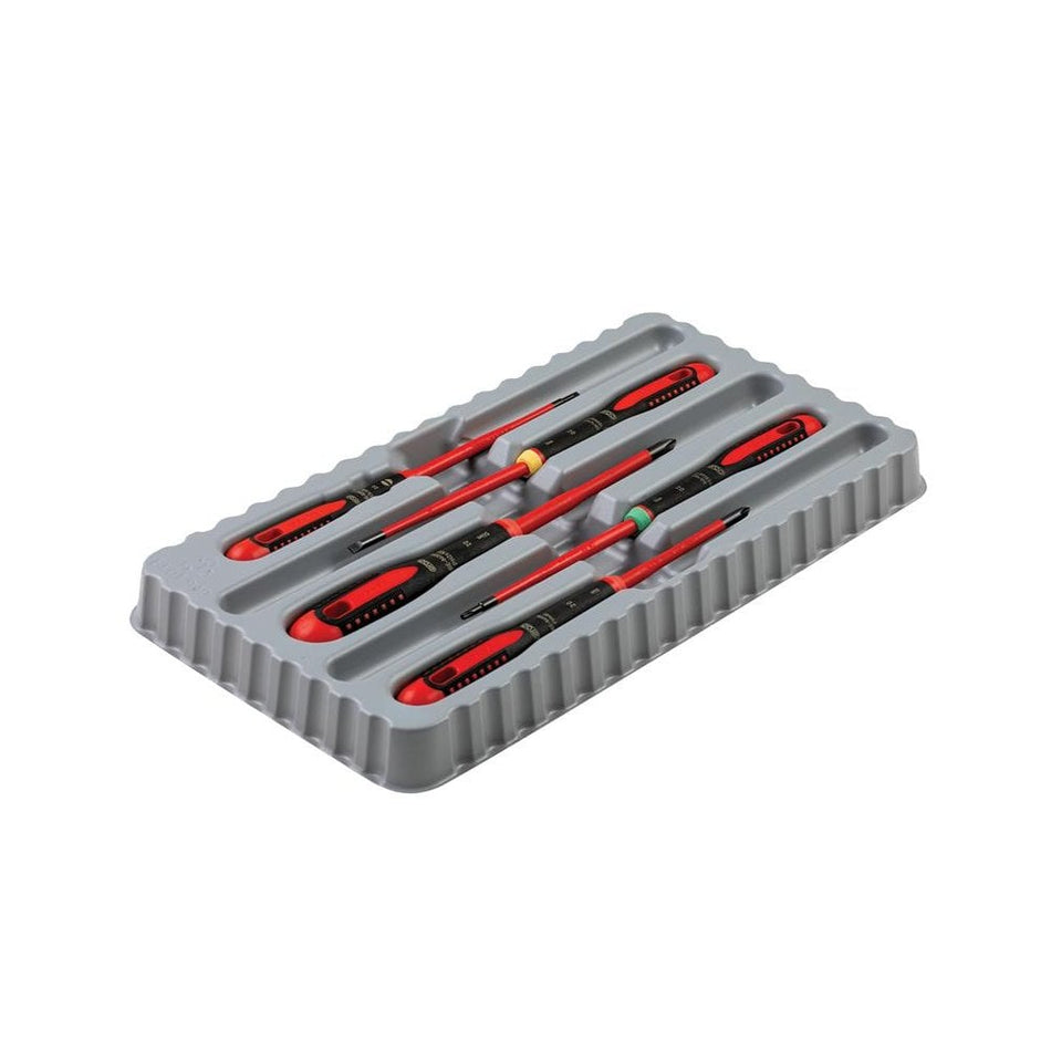Bahco BE-9871SL ERGO? Slim VDE Insulated Screwdriver Set, 5 Piece