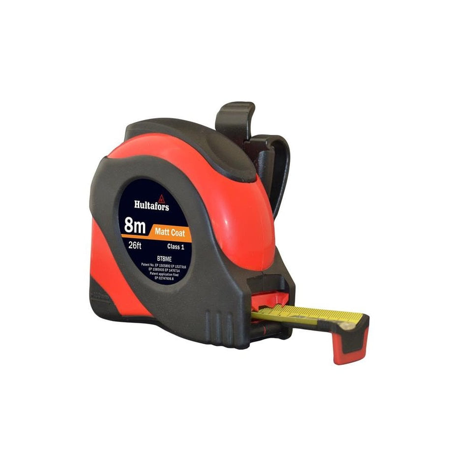 Hultafors BT8ME Big T Pocket Tape 8m/26ft (Width 25mm)
