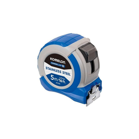 Komelon Stainless Steel PowerBlade? Pocket Tape 5m/16ft (Width 27mm)