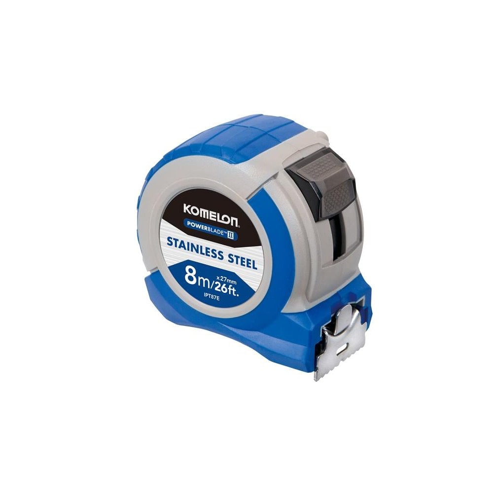 Komelon Stainless Steel PowerBlade? Pocket Tape 8m/26ft (Width 27mm)