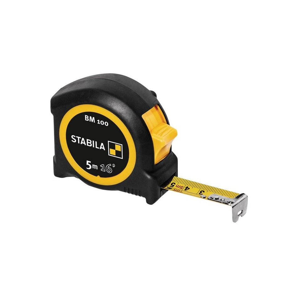 Stabila BM 100 Compact Pocket Tape 5m/16ft (Width 19mm)