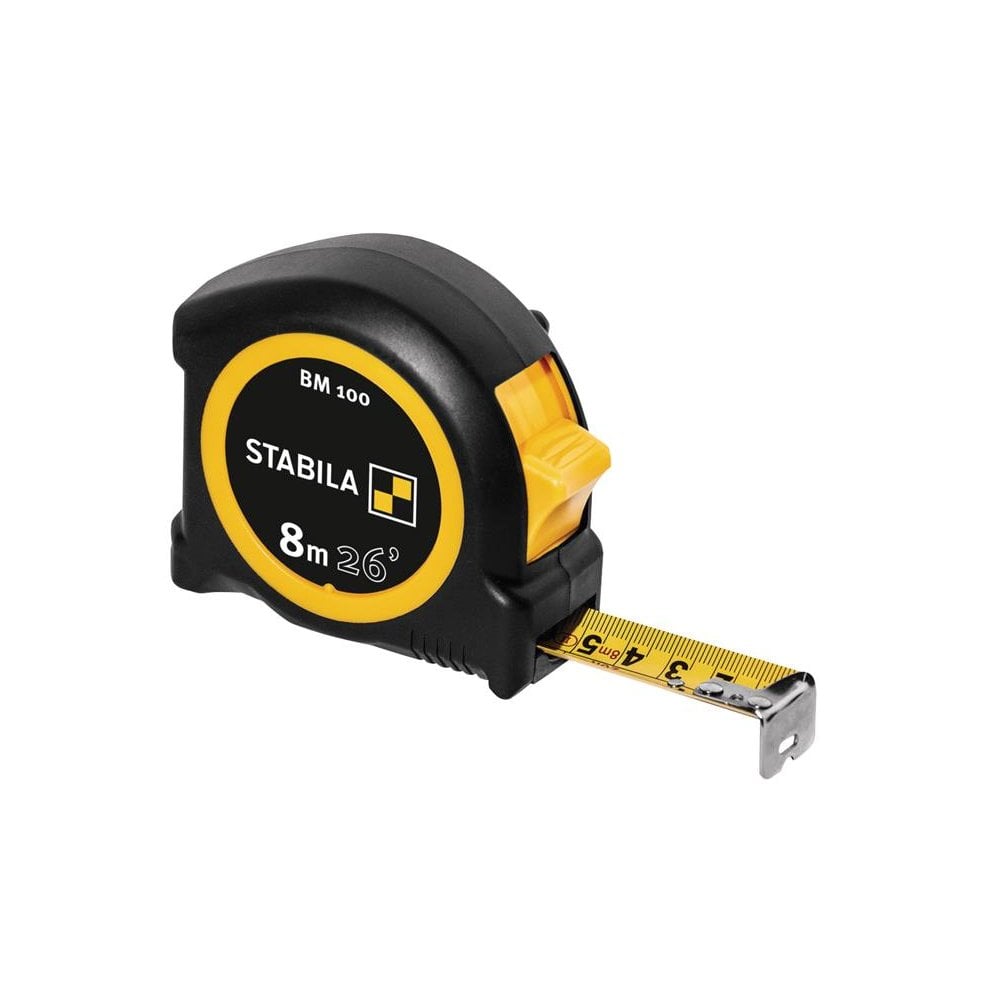 Stabila BM 100 Compact Pocket Tape 8m/26ft (Width 25mm)