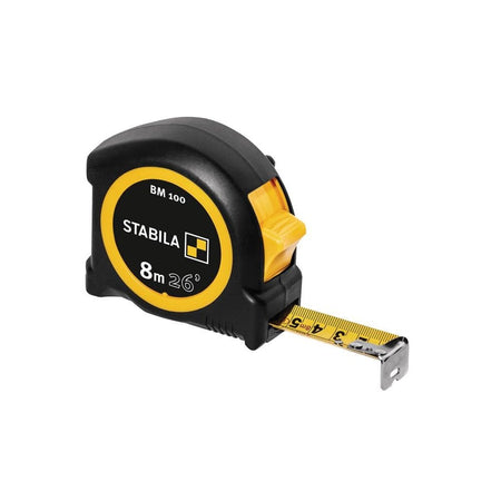 Stabila BM 100 Compact Pocket Tape 8m/26ft (Width 25mm)