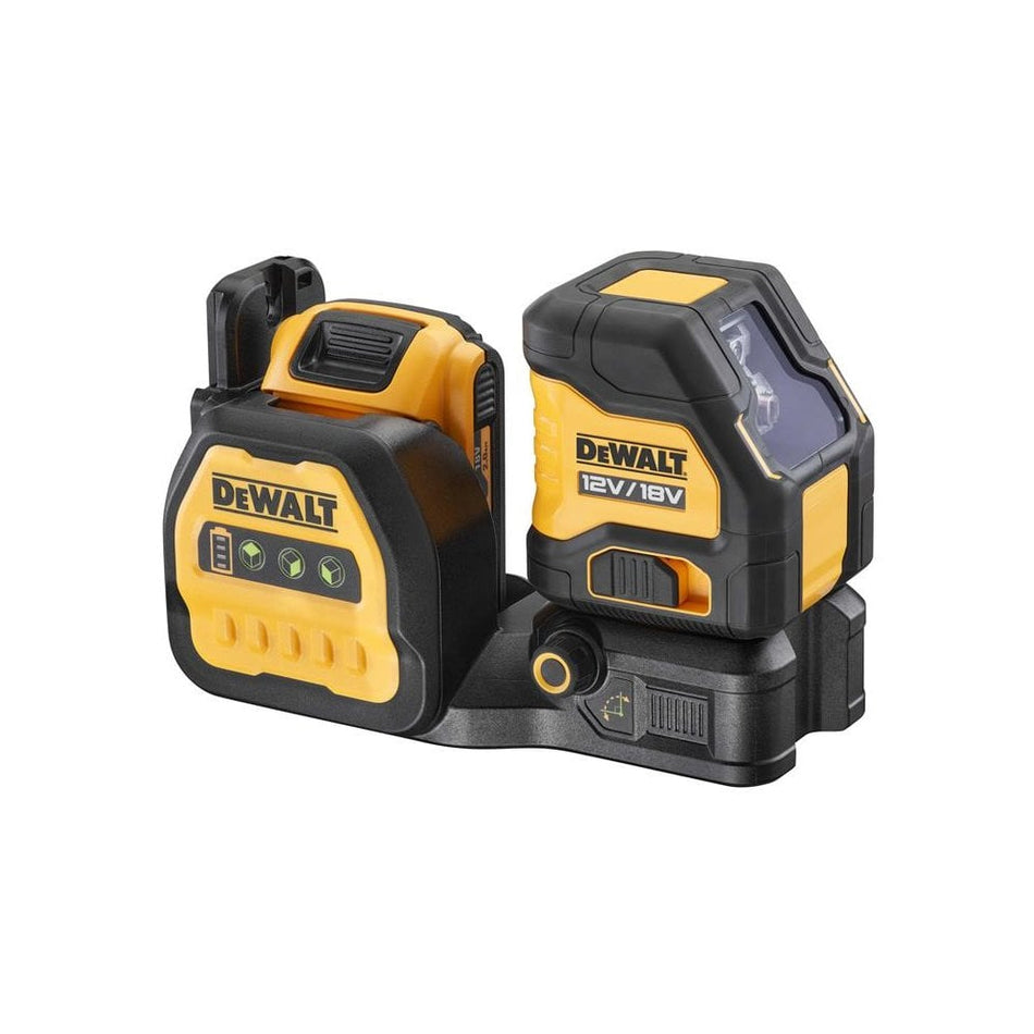 DEWALT DCE088D1G18 Self-Levelling Cross Line Green Beam Laser 12/18V 1 x 2.0Ah Li-ion