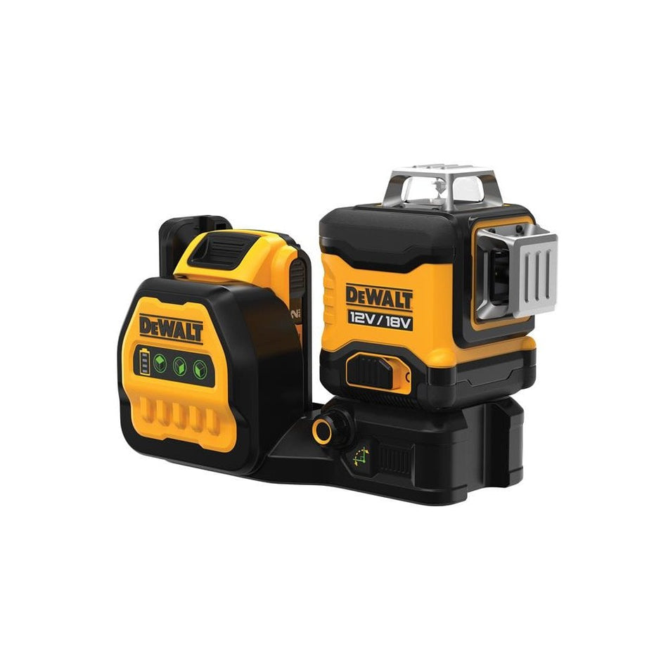 DEWALT DCE089D1G18 3 x 360Ã¸ Green Multi-Line Laser 12/18V 1 x 2.0Ah Li-ion