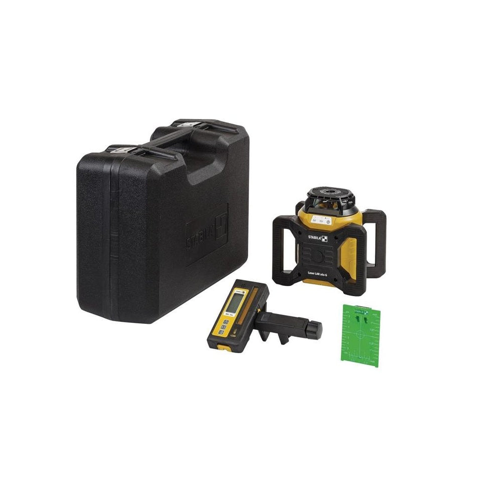 Stabila LAR 160 G Rotation Laser Set, 4 Piece