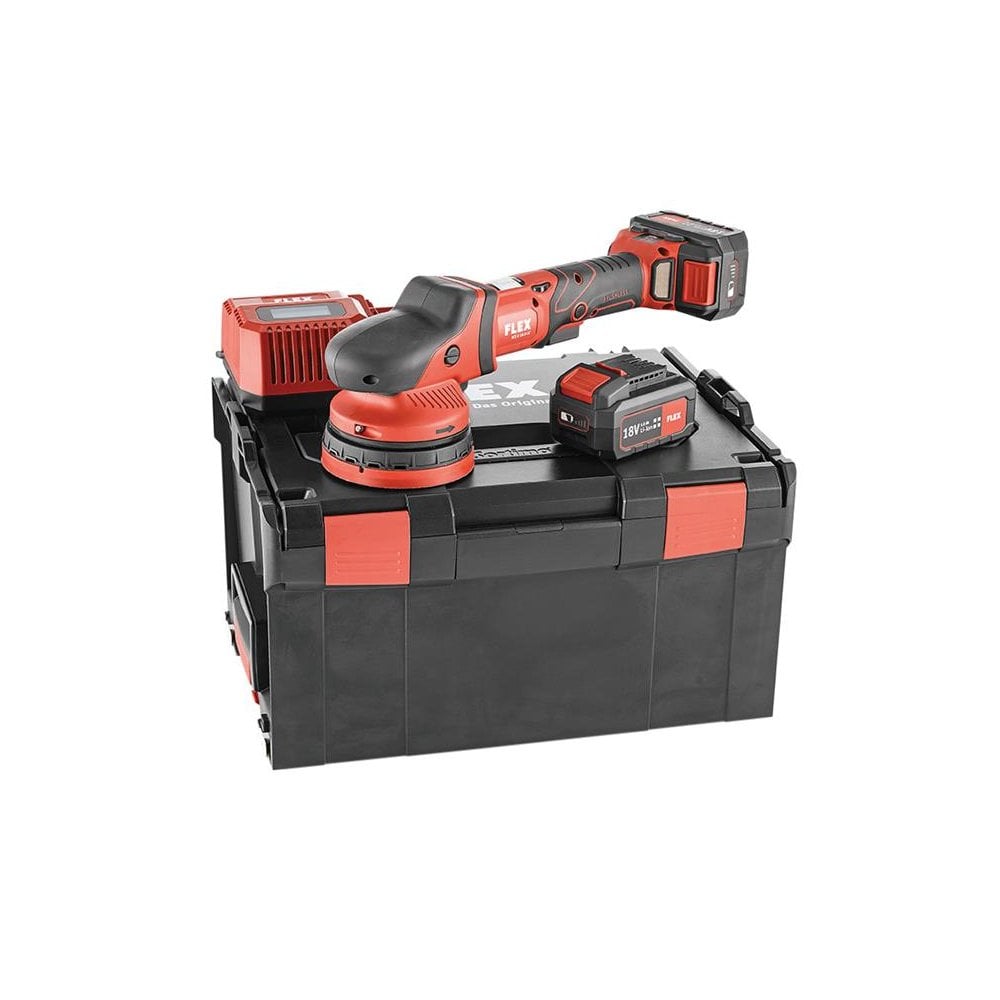 Flex Power Tools XCE 8125 18.0-EC Random Orbital Polisher 18V 2 x 5.0Ah Li-ion