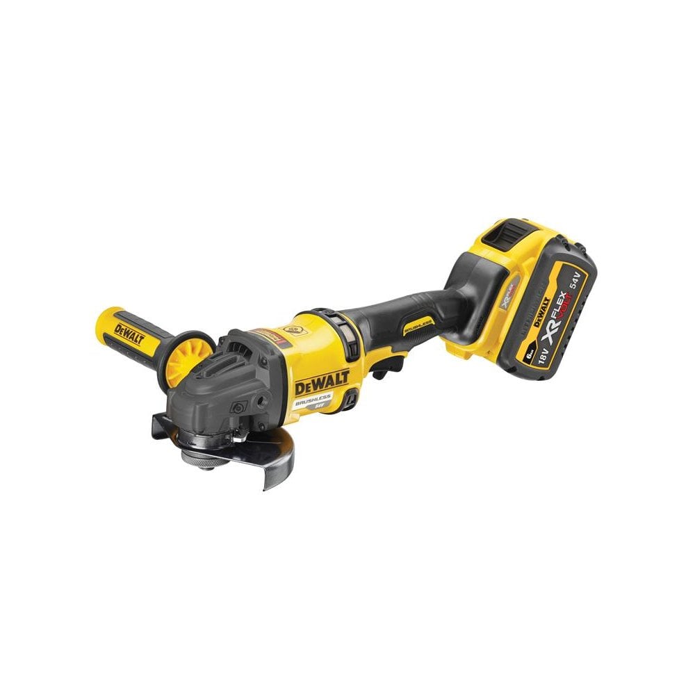 DEWALT DCG418T2 XR FlexVolt Grinder 125mm 54V 2 x 6.0Ah Li-ion