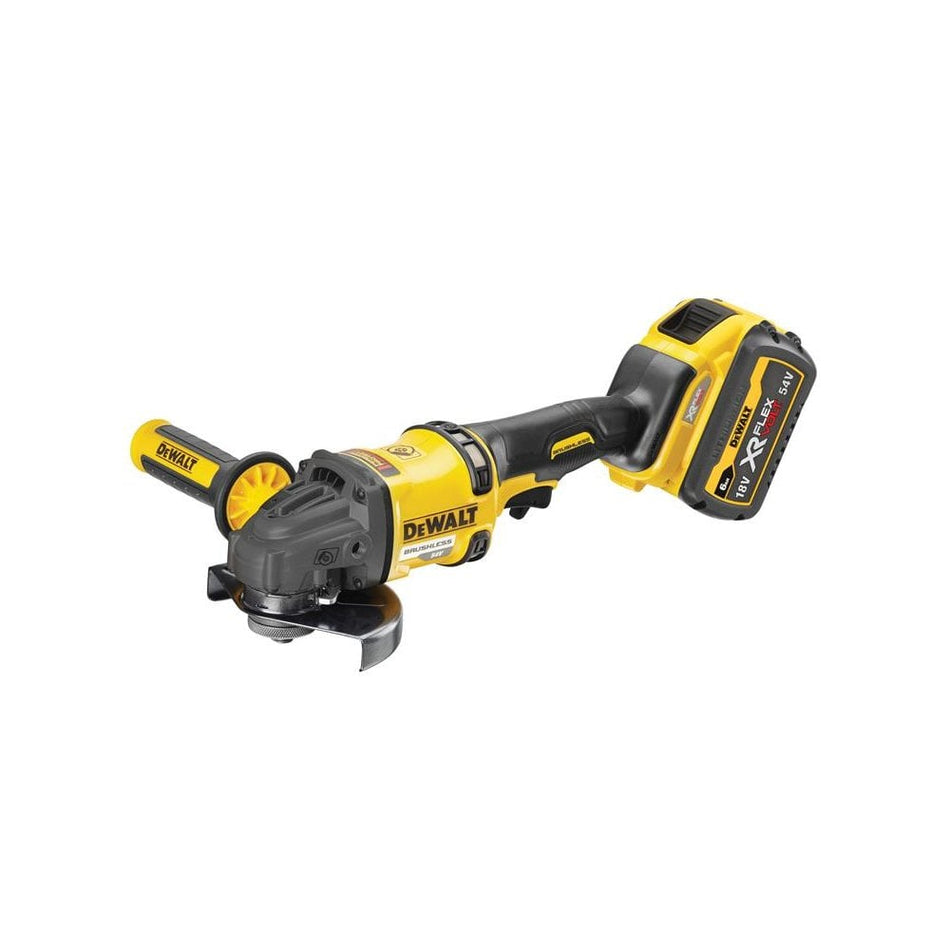 DEWALT DCG418T2 XR FlexVolt Grinder 125mm 54V 2 x 6.0Ah Li-ion