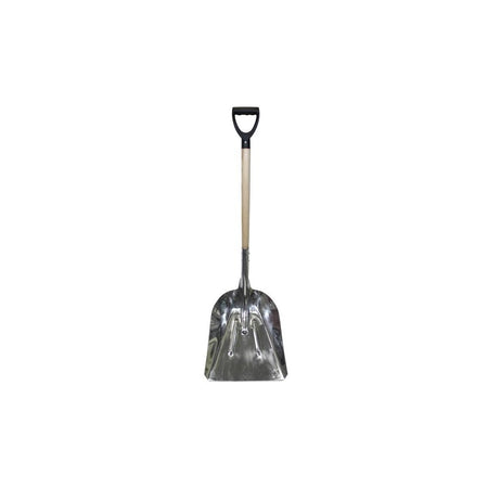 Faithfull Aluminium Grain Shovel Wood Handle