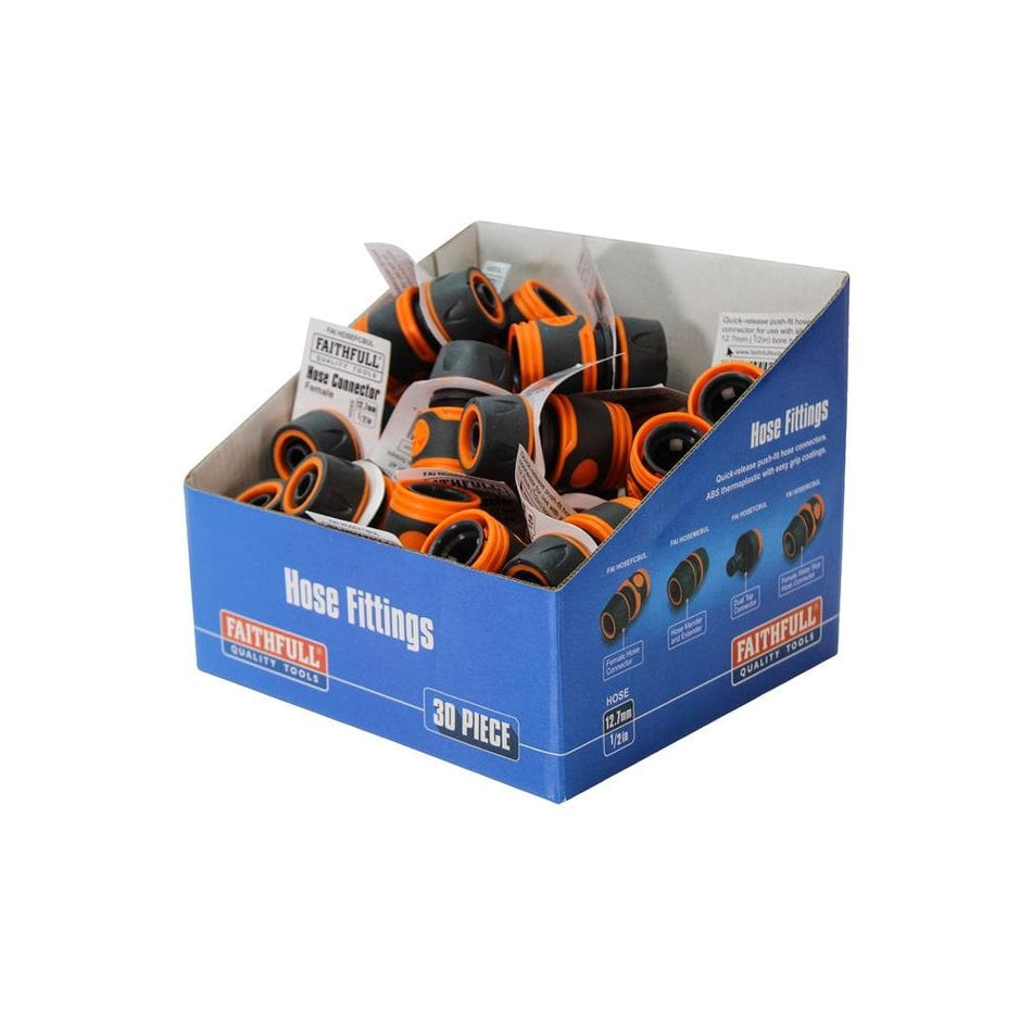Faithfull Plastic Female Hose Connector (Box 30)
