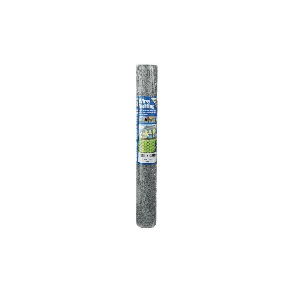 Gardman Galvanised Wire Netting 13mmÃ½ Hexagon, 10 x 0.6m