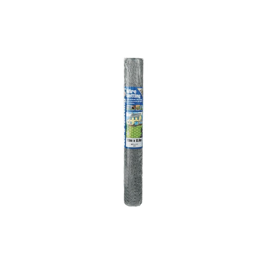 Gardman Galvanised Wire Netting 13mmÃ½ Hexagon, 10 x 0.9m