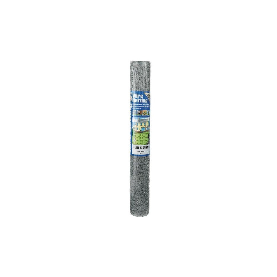 Gardman Galvanised Wire Netting 13mmÃ½ Hexagon, 10 x 0.9m