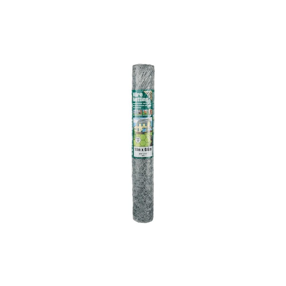 Gardman Galvanised Wire Netting 25mmÃ½ Hexagon, 10 x 0.6m
