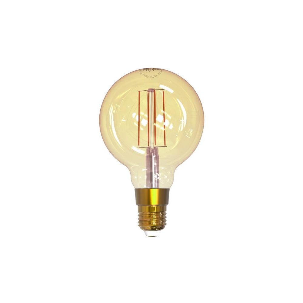 Link2Home Wi-Fi LED ES (E27) Balloon Filament Dimmable Bulb, White 470 LM 5.5W