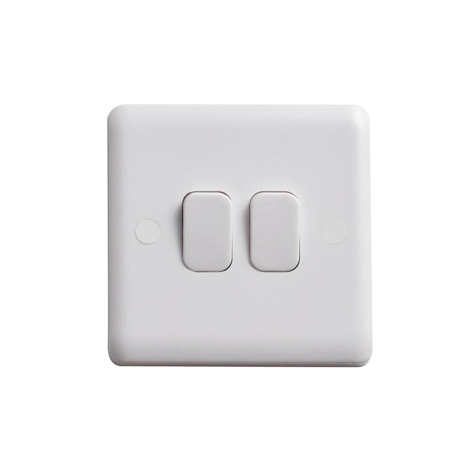 Deta Vimark Light Switch 2-Gang 2-Way