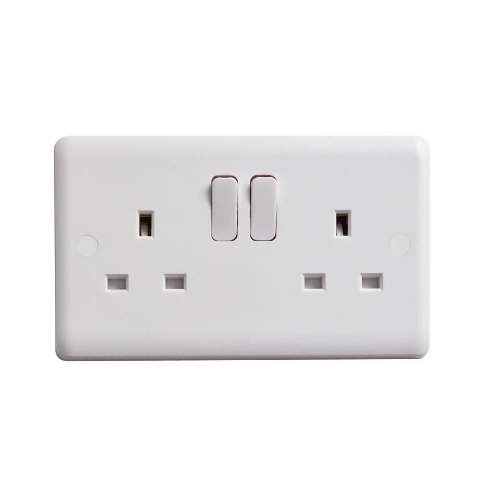 Deta Vimark Switched Socket 2-Gang 13A