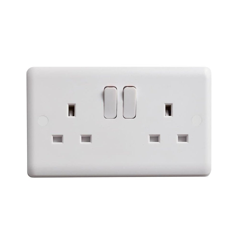 Deta Vimark Switched Socket 2-Gang 13A