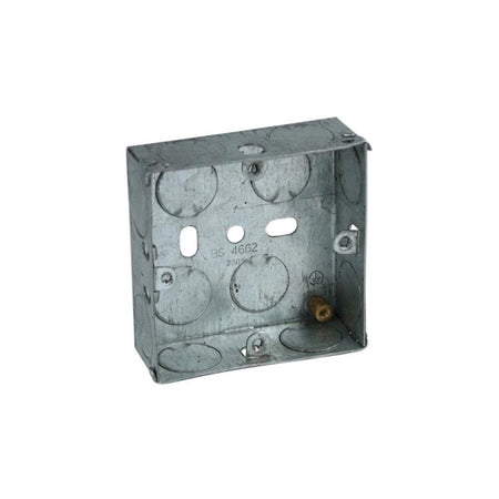 Axiom Electrical Metal Socket Box 25mm (Pack 10)