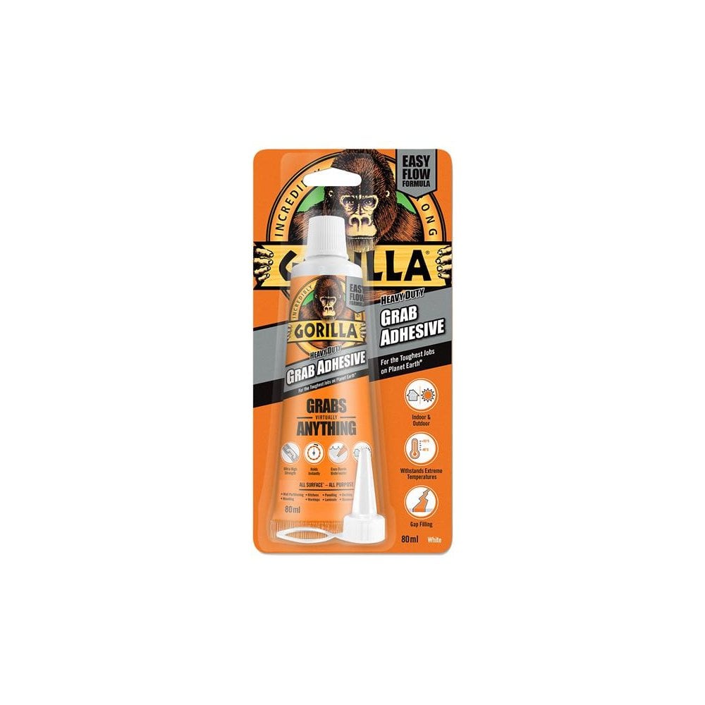 Gorilla Glue Gorilla Heavy-Duty Grab Adhesive White 80ml
